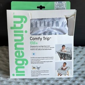 Ingenuity Comfy Trip Shopping Cart and High Chair Liner Gender Neutral